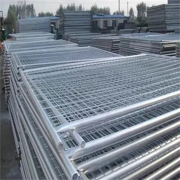 Wholesales Price Fence Galvanized 50*100mm Construction Canada Temporary Fence photo-3