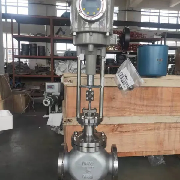 8 Inch Cast Carbon Steel Pneumatic Electric Actuator API ANSI 150lb Flange Control Valve High Pressure Globe Valve photo-5