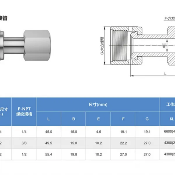 316 Stainless Steel Female NPT to Weld End Adapter for Instrumentation Tubing photo-2