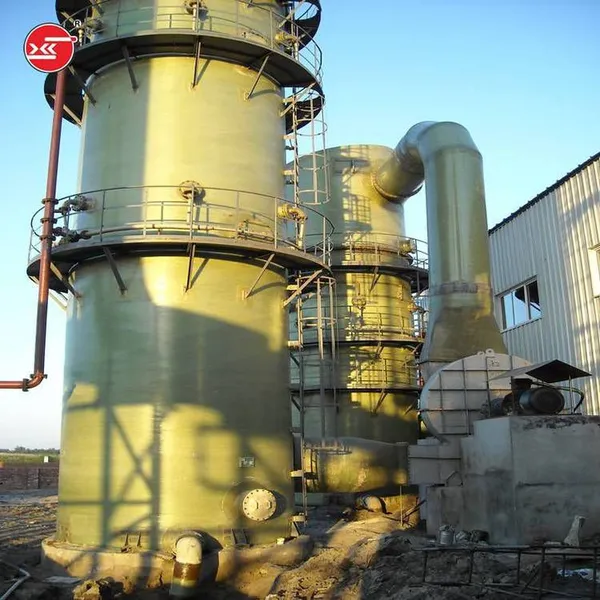 Complete Set of Frp Desulfurization Absorption Tower Equipment, Workshop Dust Removal Spray Tower, Design and Production