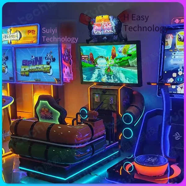 Children's Amusement Park Rowing Elite Entertainment and Leisure Arcade Game Entertainment Rowing Boat Coin - Operated and qr - Code Payment Amusement Machine Equipment photo-4