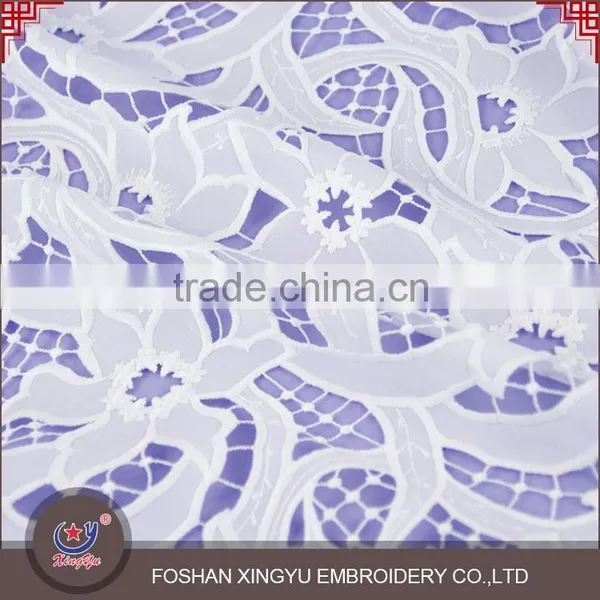New Special Design Best Price Fashion Water Soluble Lace Fabric for Curtain/bridal Supplier's Choice photo-3