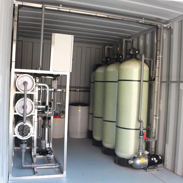 Plug and Play Stainless Steel 3000LPH Containerized RO Water Treatment System Mobile Water Purification Plant for Remote Construction Site Camp