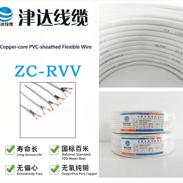 JINDA CABLE Copper Core PVC Insulated PVC Sheathed Flexible Cable photo-5