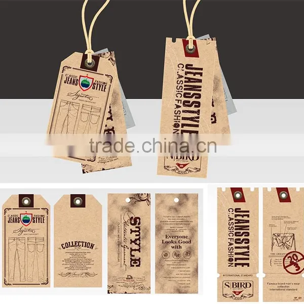 Garment Hang Tags,Paper Hang Tags,Jeans Paper Hang Tag photo-4