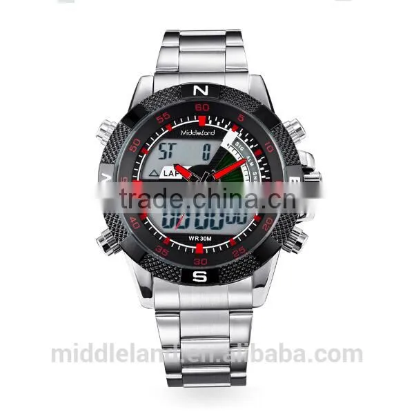 Chronograph Wrist Watch,Chinese Stainless Steel Watches.wholesale China Watch photo-4