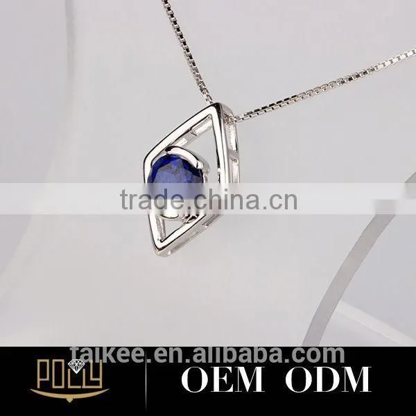Popular Lady Silver Pendant Fancy Owl Necklace photo-2