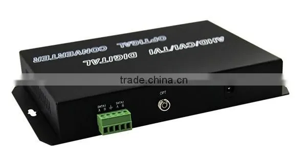 CCTV HD TVI/HDCVI/AHD 1/2/4/8/16/ch Fiber Optic Video Converter 8Ch HD TVI Video+1Ch RS485 Data photo-4