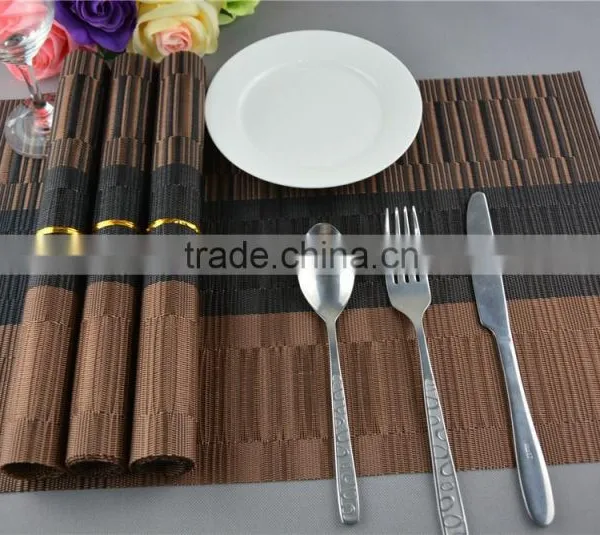 PVC Insulation Kitchen Placemat Table Decoration Washed Clean Breakfast Lunch Dinner photo-5