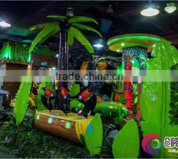 2016 New Design Jungle Style Laser Shot Game Car With Tracks for Theme Park photo-4