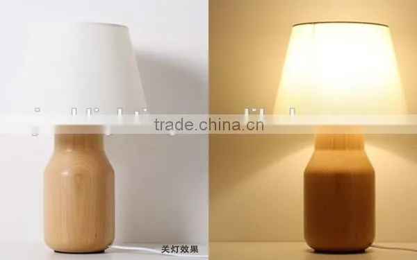 LED Wood Table Light JK-879-20 Factory Price European Style Wood Base Table Lamp/lighting/led Table Light LED Wood Table Lamp photo-6