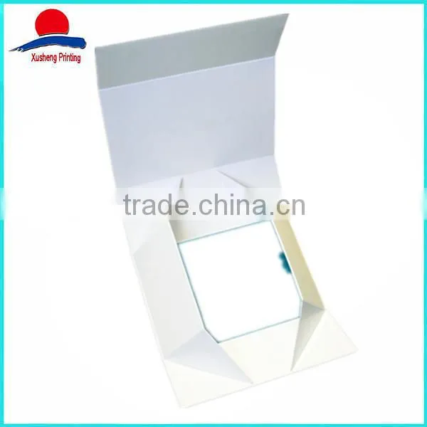Best Selling White Square Collapsible Cardboard Box photo-2