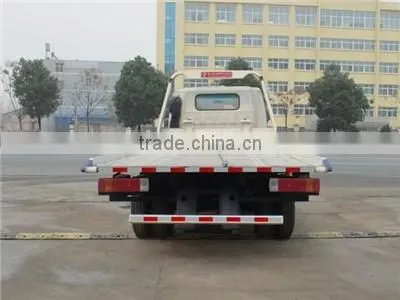 HOT SALE FAW Road Towing Truck Heavy Wrecker With Flat Low Bed photo-2