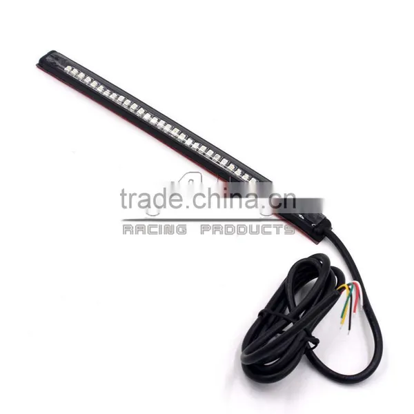 BJ-LPL-031B Universal 12 Volt Motorcycle Soft Tail Brake Stop Turn Signal Integrated 3258 LED Motorcycle Light Strip photo-4