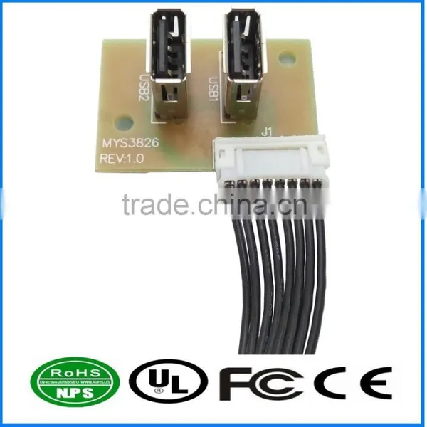 Dual USB 2.0*2 Computer Case Front Panel Cable photo-2