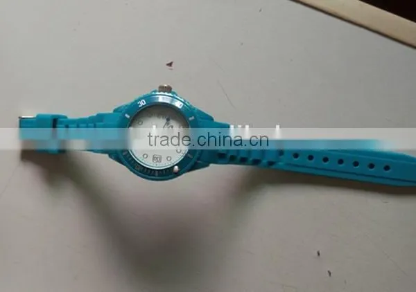 Sport Style Case Combined Alloy With Plastic Silicone Watch photo-2