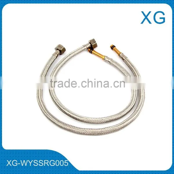 F1/2*F1/2 Stainless Steel Wire Braiding Flexible Hose/kitchen Sinks Heater Basin Knitted Inlet Hose/gas Hose Steel Flexible Hose