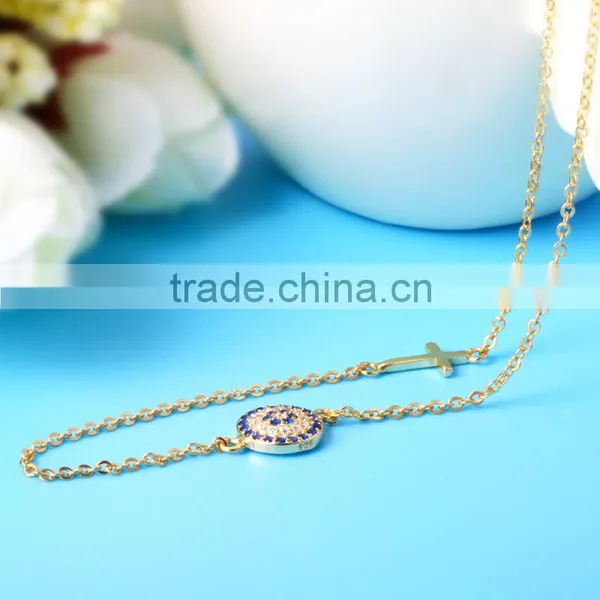 Latest Design 18k Gold Necklace in 925 Silver photo-4