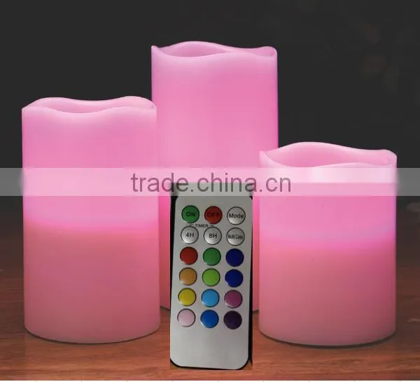 Set of 3 LED Candles With Remote Control photo-6