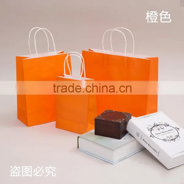 2016 Hot Sales OEM Paper Bags With Handles Custom Logo photo-2