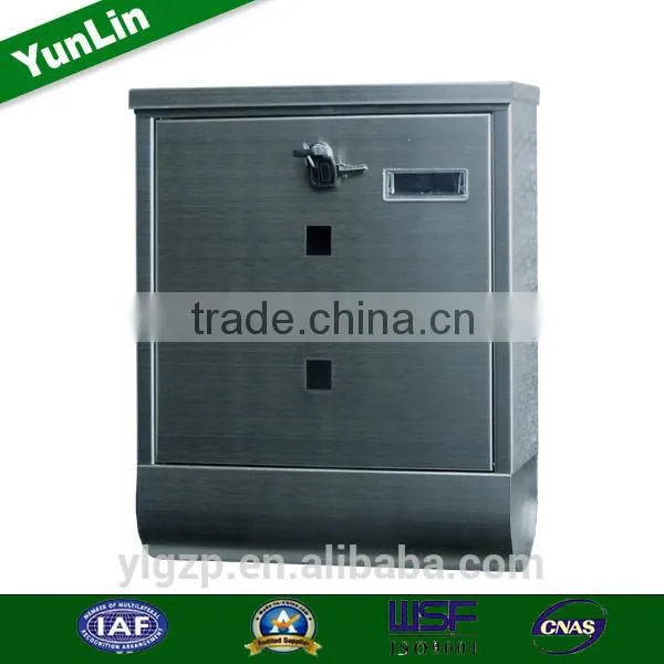 Modern Stainless Steel Mailbox Locking Letterbox Postal Box