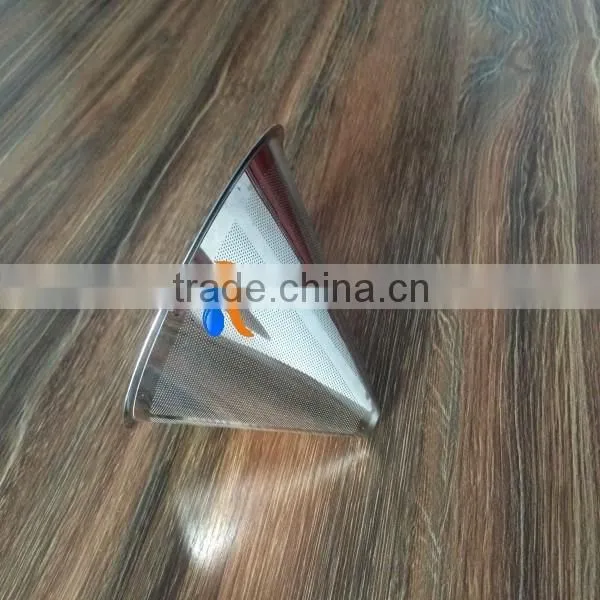 Trade Assurance 18/8 Stainless Steel Reusable Pour Over Cone Filter Drip Coffee Maker photo-6