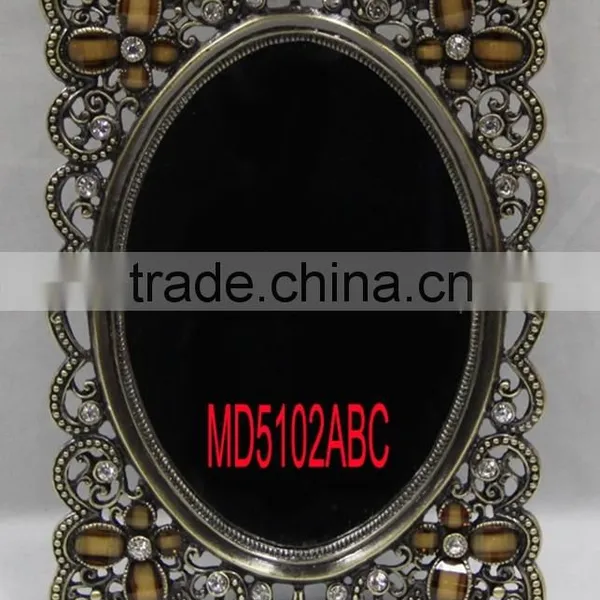 Plated Pewter Mirror