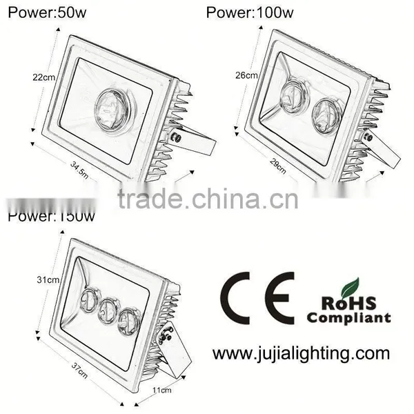 Waterproof Aluminum 9000 Lumens Super Bright Led Flood Light 100w photo-5