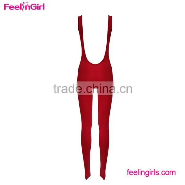 Lace Adult One Pieces Red Jumpsuits for Women photo-5