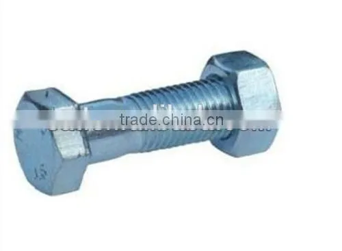 High Quality DIN 933 Standard Size Stud Bolt And Nut Galvanized by Hot Shower Plated and Powder Plated photo-2