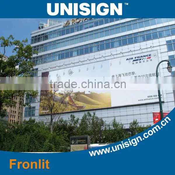 Unisign Water Proof Construction Super Smooth Hot Laminated Frontlit Advertising Banner photo-6
