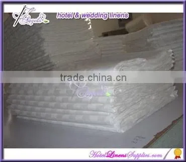 8.5cm Checker White Hotel Bed Sheets for 5-star Luxurious Hotels photo-2