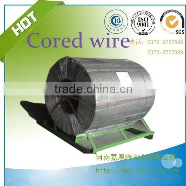 Inoculant Pure Ca/C/CaSi/TiFe Cored Wire Used in Steelmaking photo-2