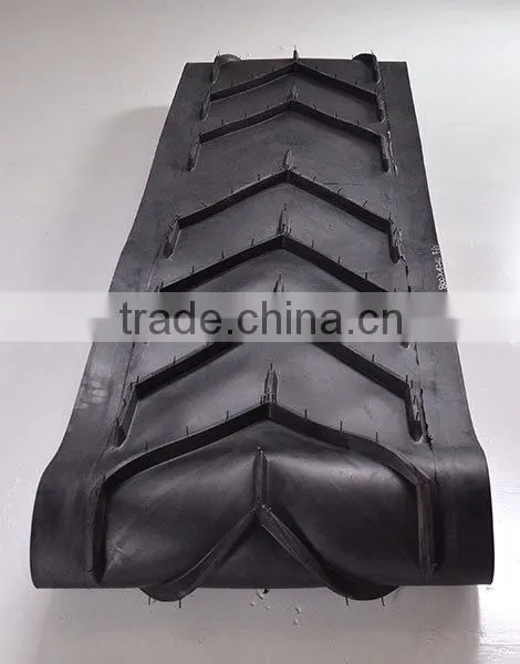 2014 Advanced Ribbed Rubber Conveyor Belt Made In China Factory Price