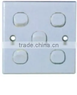 Three pin socket with switch/adsl socket/phone socket