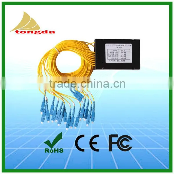 SC FC APC UPCconnector FTTH 1X64 PLC Optical Splitter PLC photo-6