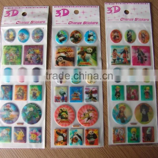 Kids Cute Puffy Stickers/promotional Gift Room Decoration 3D Puffy Sticker photo-3