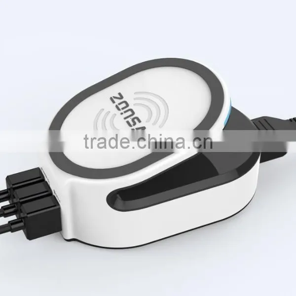 Unique Design Mobile 3in1 Usb Charger, Qc2.0 Charger, qi Wireless Charger photo-2