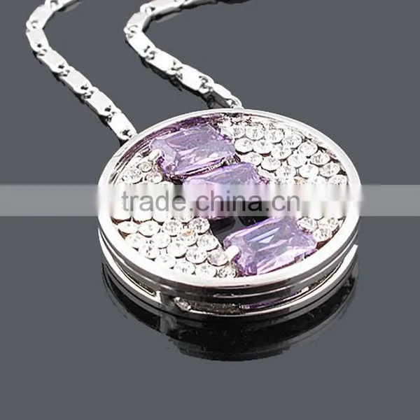 Fashionable Useful Light Amethyst Cubic Zirconia Gemstone photo-2