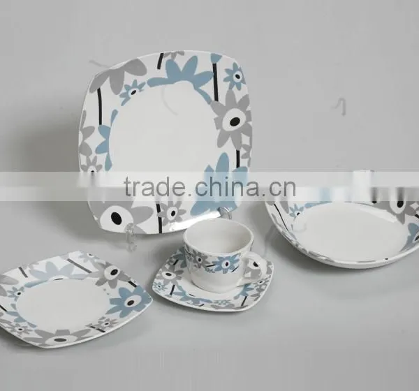 20pcs Square Dinner Set, New Style Dinnerware Dinner Set, Porcelain Dinnerware Dinner Set photo-4