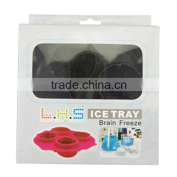 Popular Custom Novelty Brain Silicone Ice Cube Tray photo-5