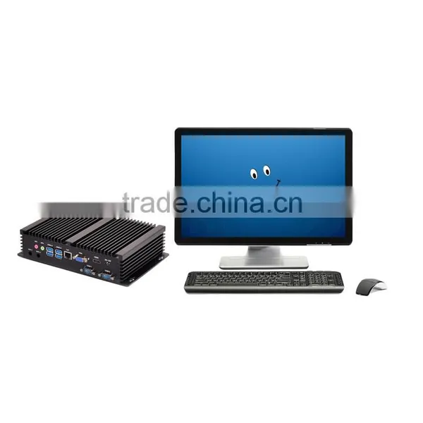 Intel Fanless Mini pc Hdmi Core i5 4200u Rugged Industrial pc 4G RAM 128G SSD Onboard Embedded Mini pc With Pci Slot photo-4