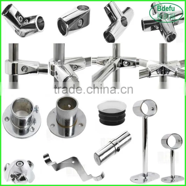 25mm NEW CLOTHES GARMENT RAIL WALK IN WARDROBE CHROME TUBING HANGING RAIL SYSTEMS