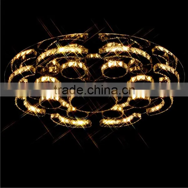 59W 230V LED Ceiling Lamp Modern SMD5730 Luxury Crystal Ceiling Lights photo-2