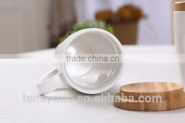 14/16/20OZ New Style Single Wall White Porcelain Mug With Engraving LOGO photo-6