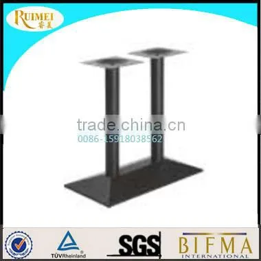 double KD in parts rectangular dining table frame design