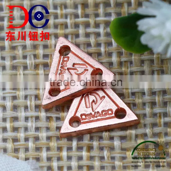 Custom Brand Logo Label Tag Nickel Plate Metal Plate for Garment photo-5