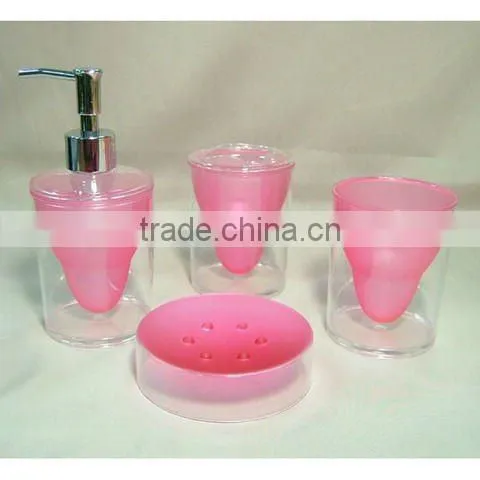 Plastic Bathroom Set