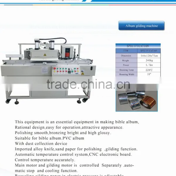 Double100 New Design Album Book Edge Gilding Machine photo-2