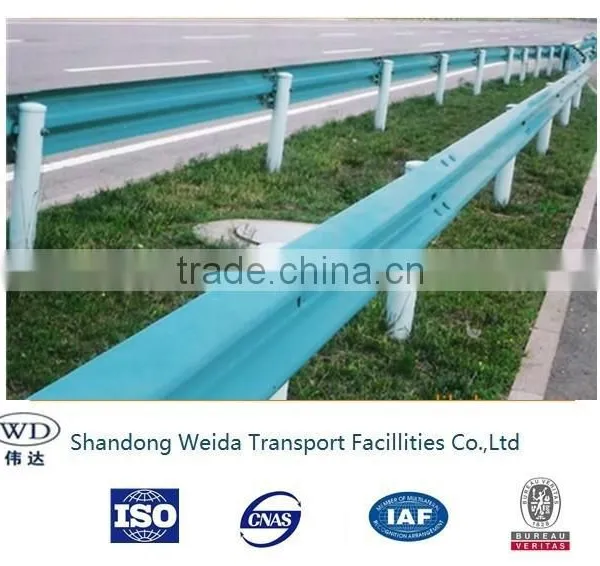 Powder Coated Steel Highway Guardrail Beams Anti Corrosion photo-4